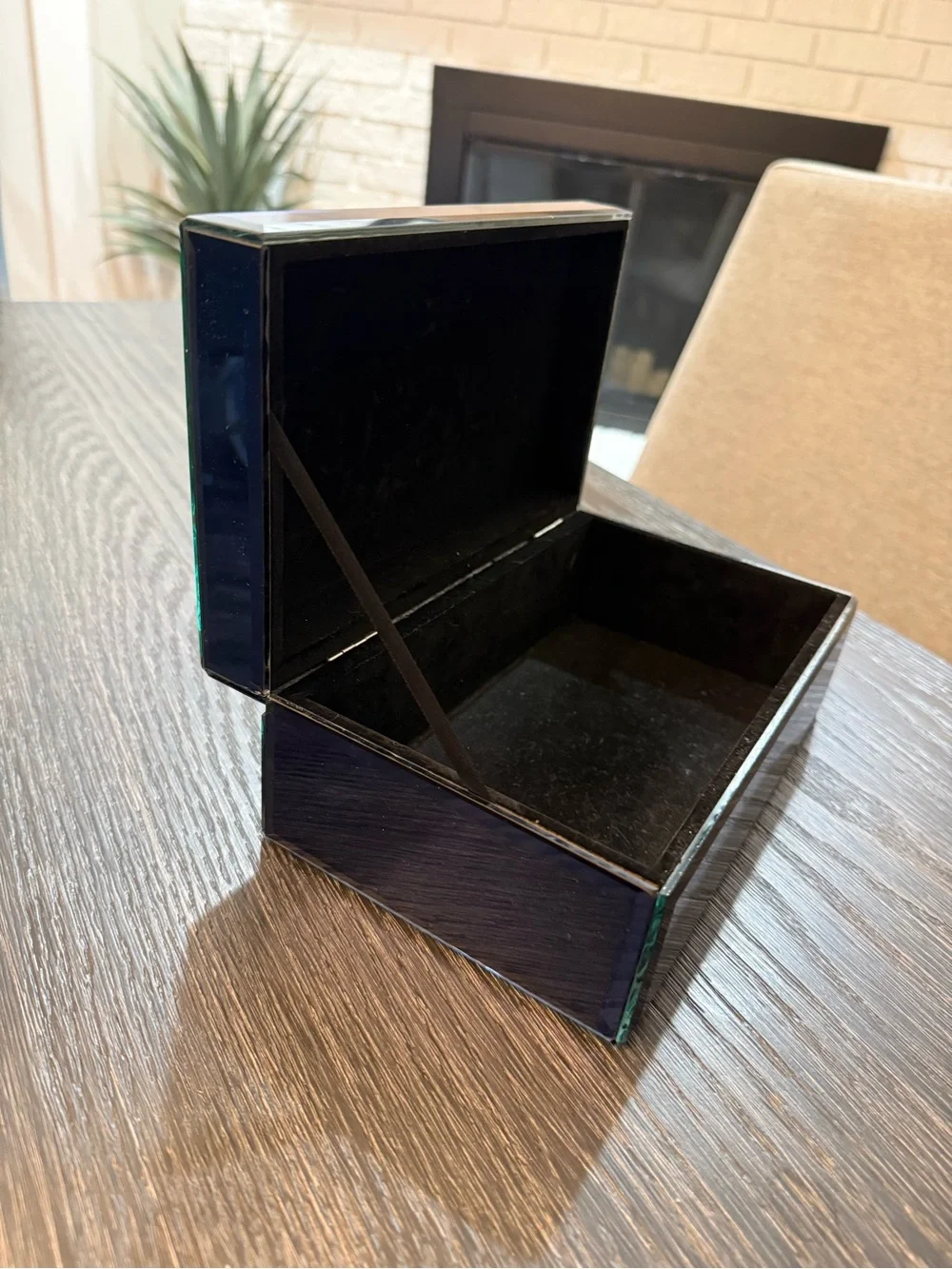 Blue Decorative Jewelry Box
